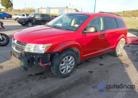 2018 Dodge Journey Se from USA, damaged, VIN 3C4PDCAB8JT344569